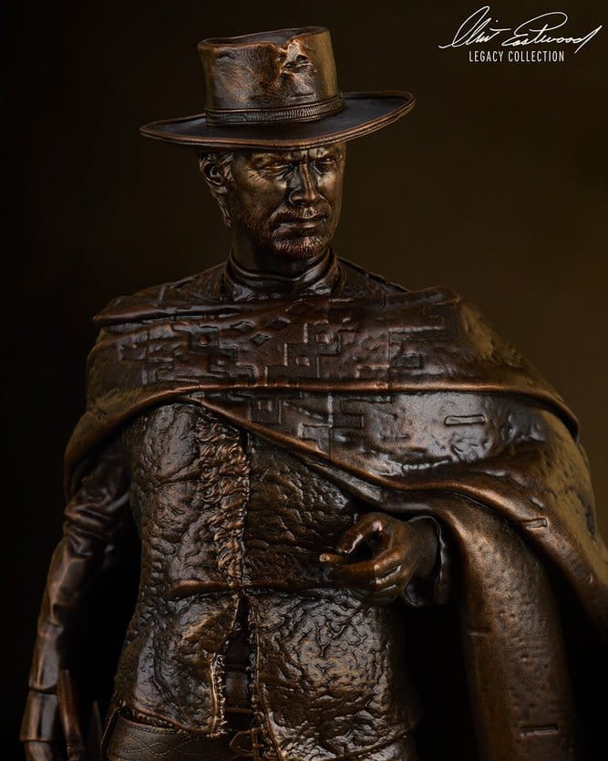 The Good, The Bad and the Ugly Statue THE MAN WITH NO NAME (FAUX BRONZE) - 7