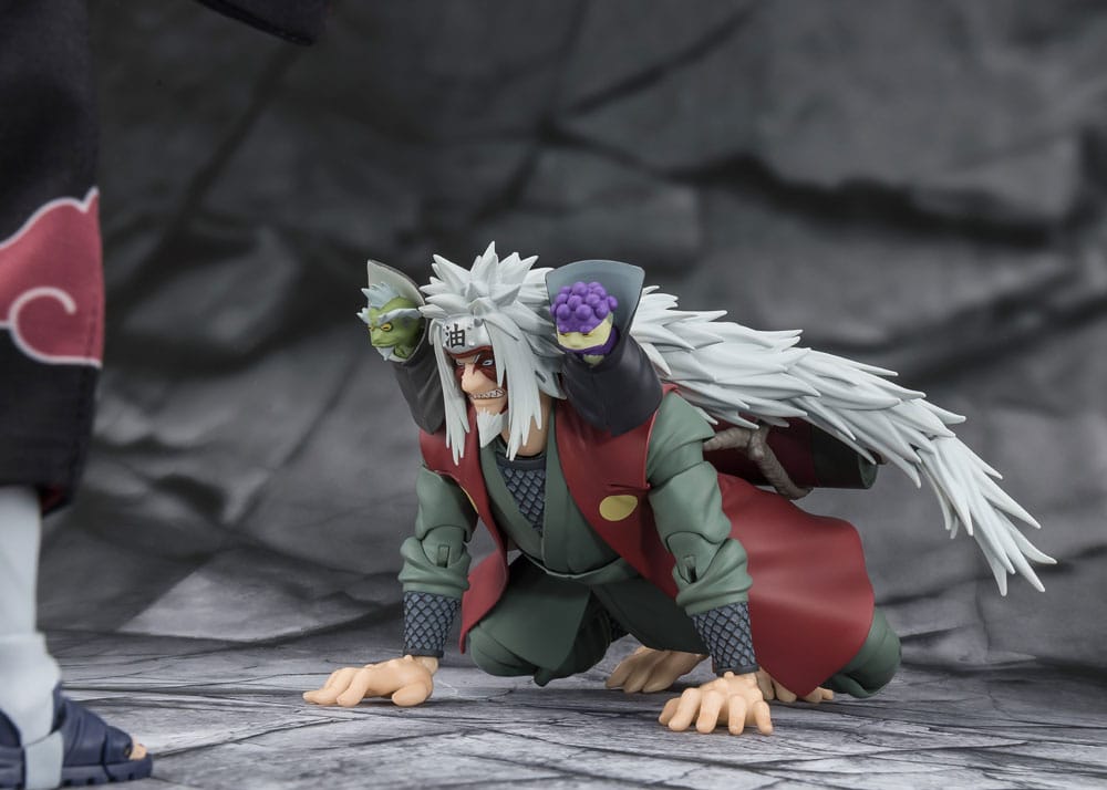 Naruto S.H.Figuarts Action Figure JIRAIYA HIDDEN LEAF HEROIC MASTER SAGE (SAGE MODE SET) - 8