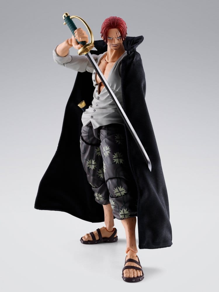 One Piece S.H.Figuarts Action Figure SHANKS -MARINEFORD - 8