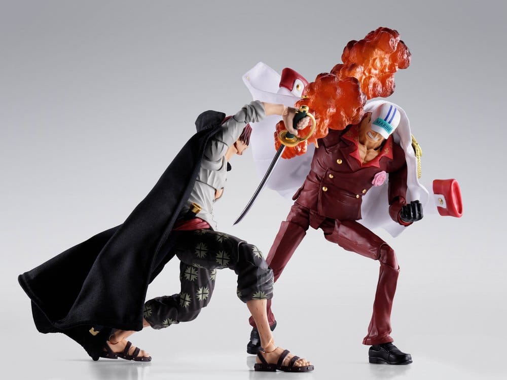 One Piece S.H.Figuarts Action Figure SAKAZUKI (AKAINU) -MARINEFORD - 8