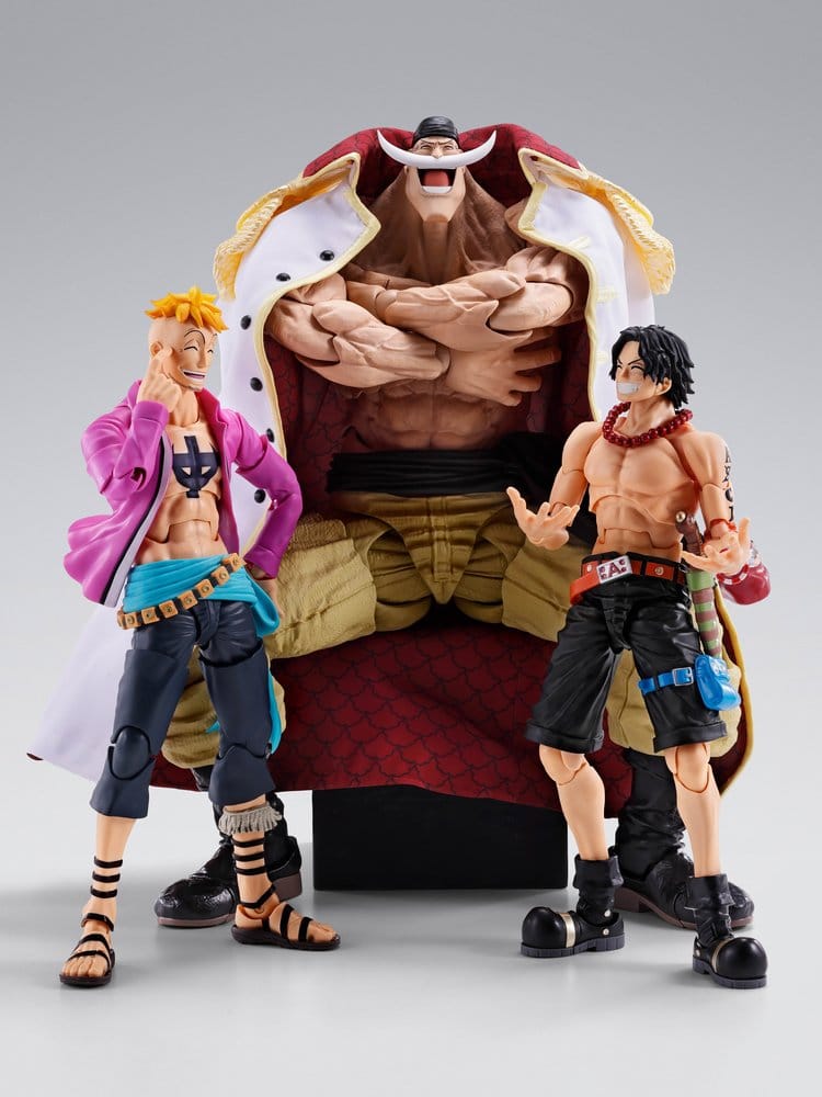 One Piece S.H.Figuarts Action Figure EDWARD NEWGATE -MARINEFORD - 8