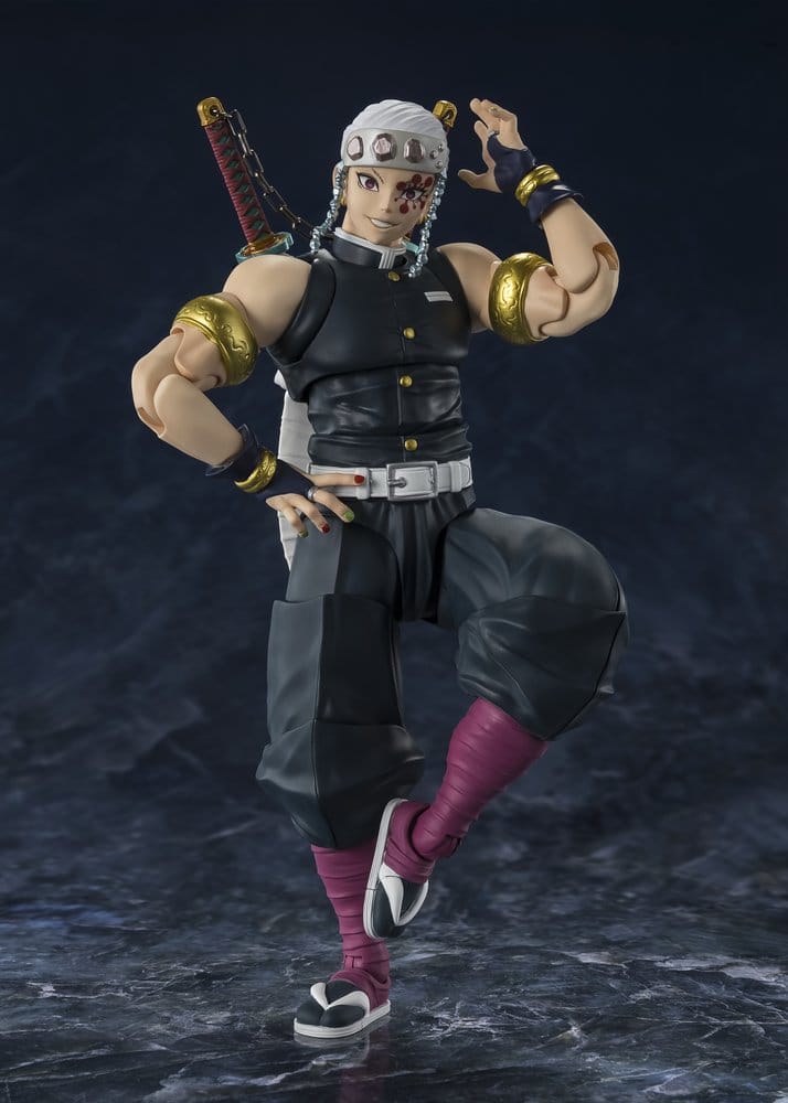 Demon Slayer: Kimetsu no Yaiba S.H.Figuarts Action Figure UZUI TENGEN - 8