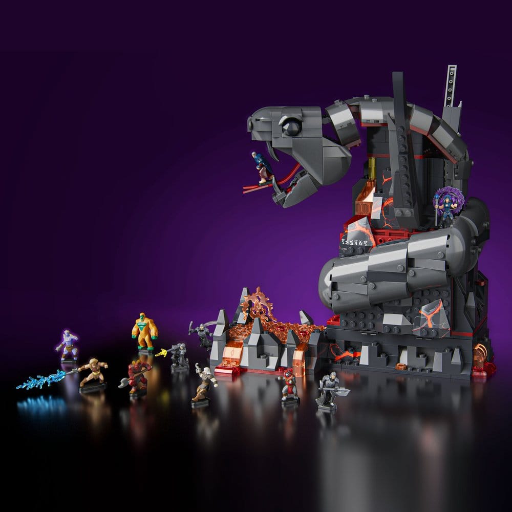 Masters of the Universe Mattel Brick Shop Construction Set Snake Mountain - 8