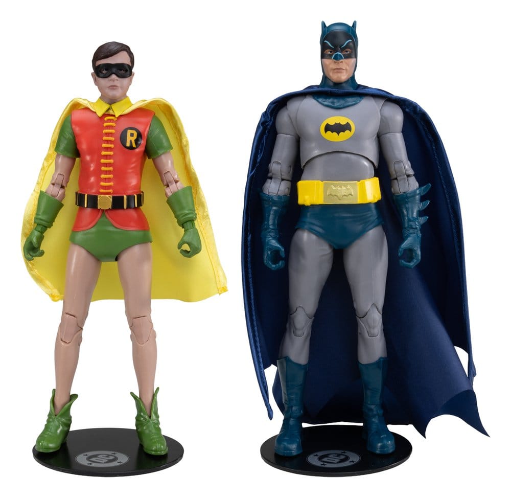 Batman Classic TV Series DC Multiverse McFarlane Collector Edition Action Figure 2-PACK BATMAN AND ROBIN - 8