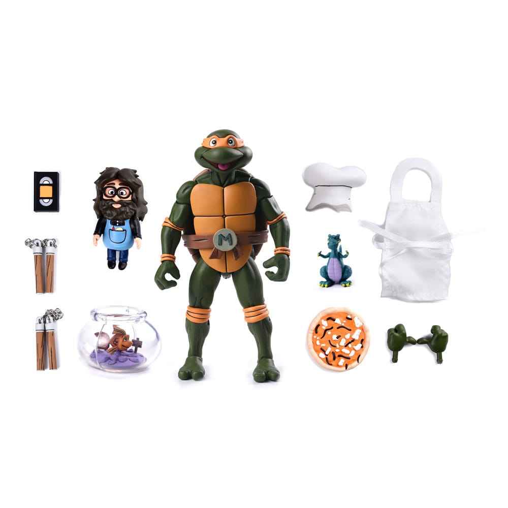 Teenage Mutant Ninja Turtles (1987 Cartoon) Action Figure ULTIMATE MICHELANGELO (VHS) - 8