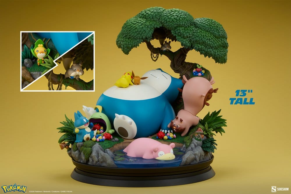 Pokémon Diorama Snorlax - 8
