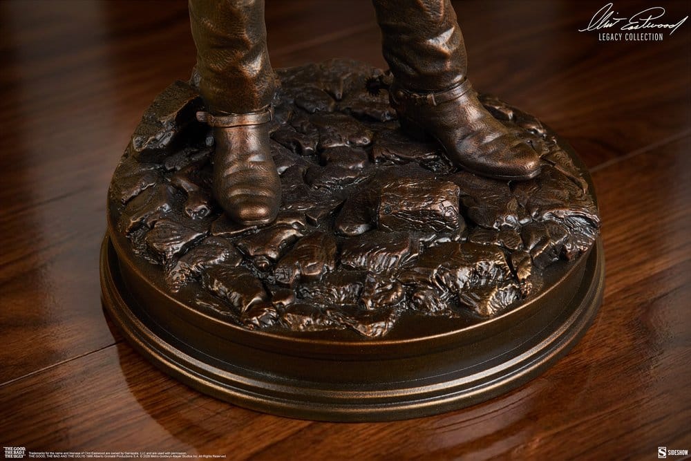 The Good, The Bad and the Ugly Statue THE MAN WITH NO NAME (FAUX BRONZE) - 8