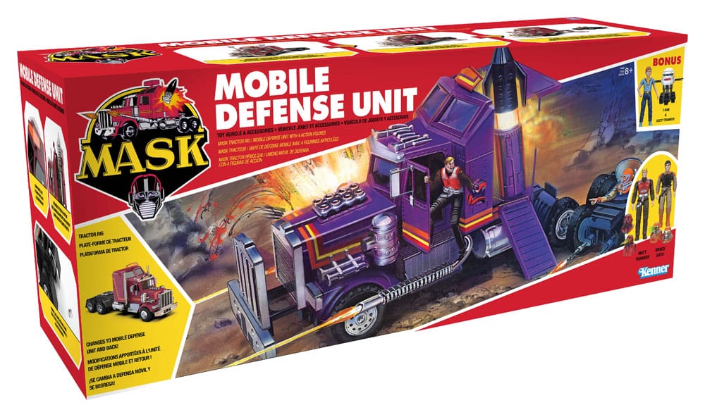 M.A.S.K. Wave 1 Vehicle Mobile Defense Unit Limited Edition - 8