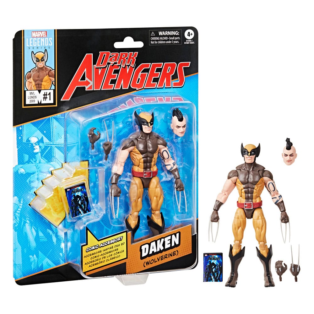 Dark Avengers Marvel Legends Action Figure DAKEN (WOLVERINE) - 9