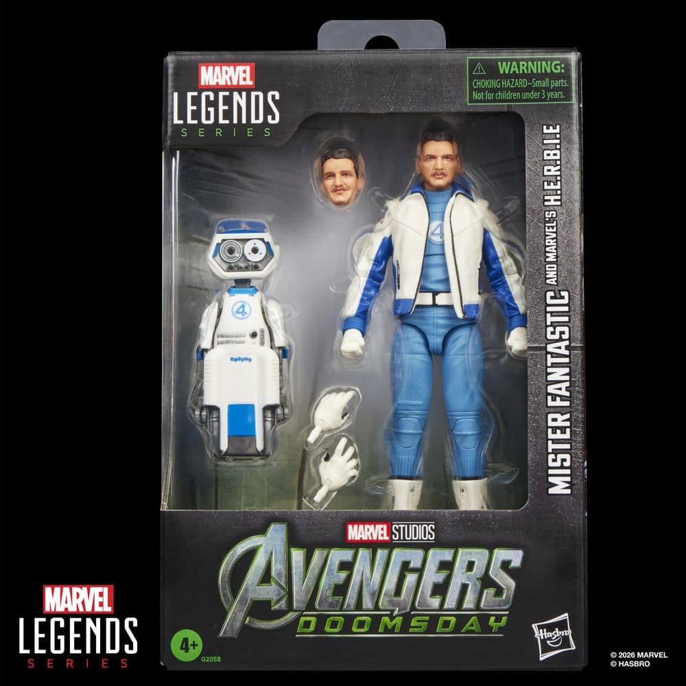 Avengers: Doomsday Marvel Legends Action Figure 2-PACK MISTER FANTASTIC & MARVEL'S H.E.R.B.I.E. - 9