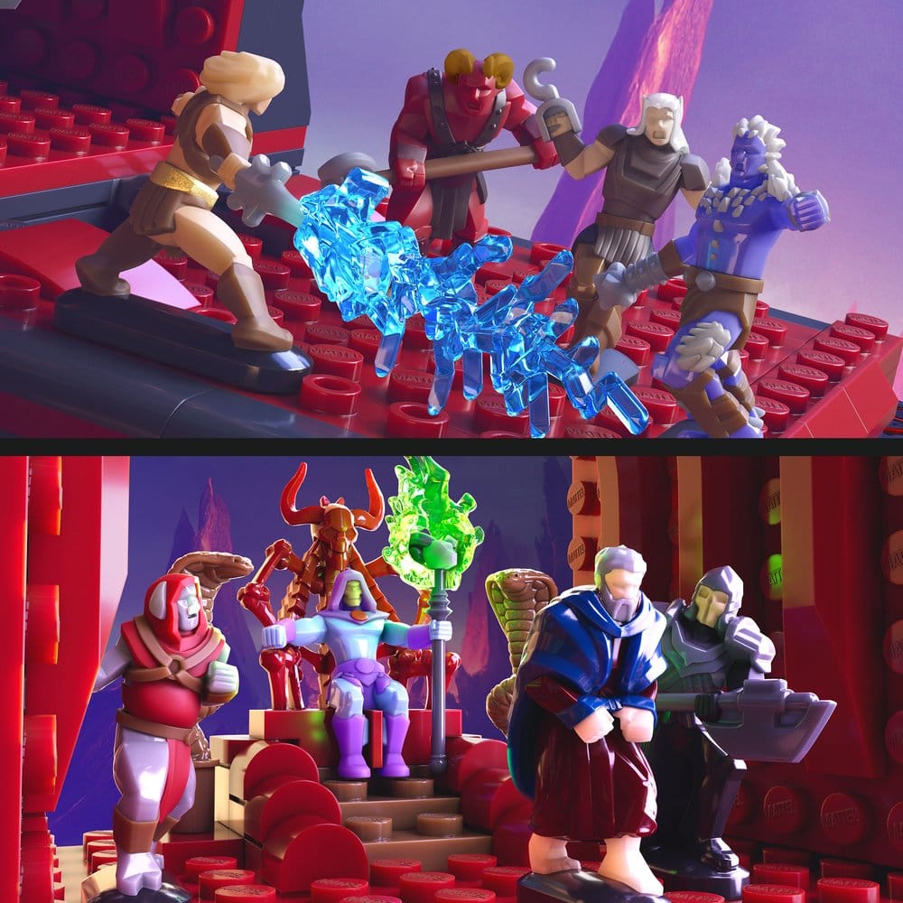 Masters of the Universe Mattel Brick Shop Construction Set Snake Mountain - 9