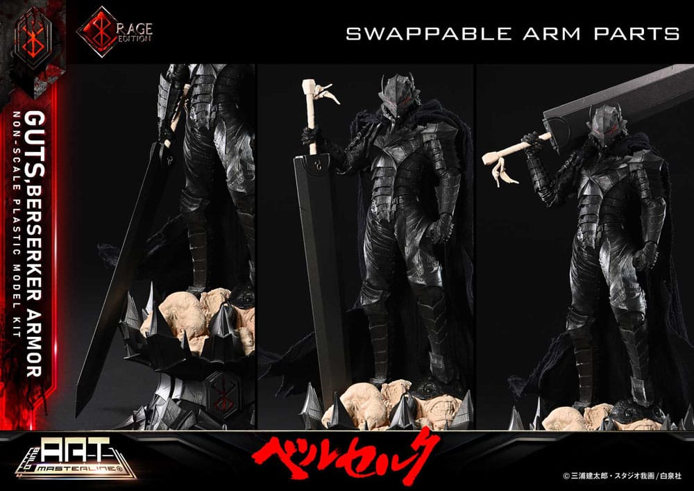 Berserk Plastic Build Art Masterline Model Kit Guts Berserker Armor Rage - 9