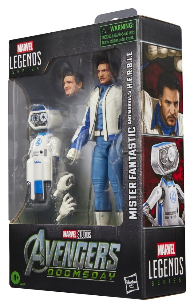 Avengers: Doomsday Marvel Legends Action Figure 2-PACK MISTER FANTASTIC & MARVEL'S H.E.R.B.I.E. - 10