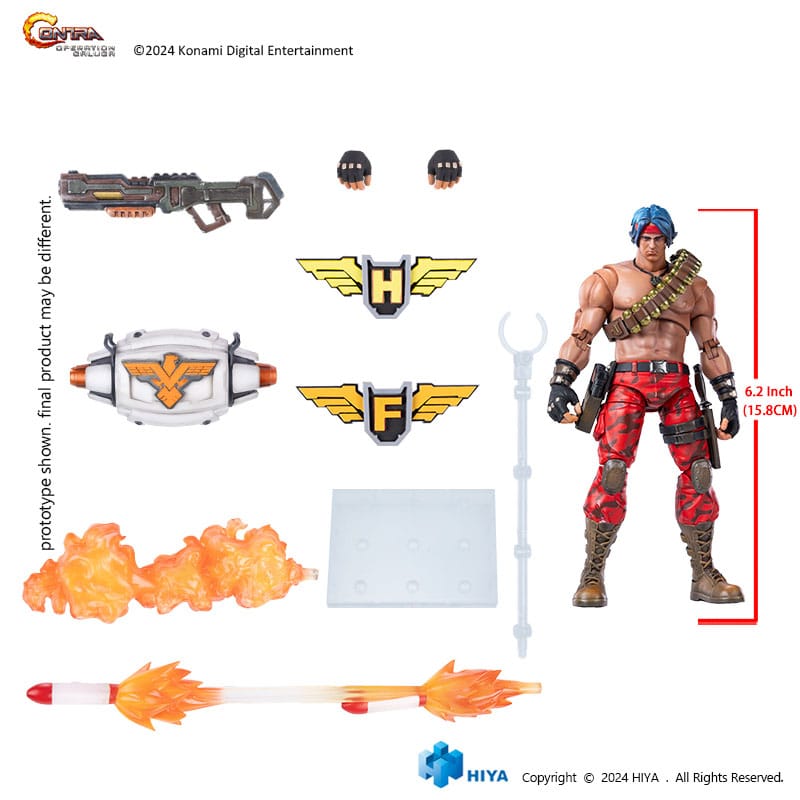 Contra: Operation Galuga Exquisite Basic Action Figure LANCE BEAN - 10