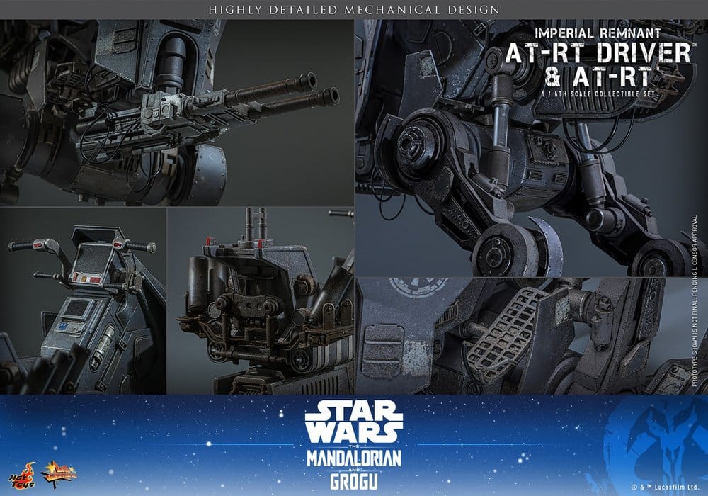 Star Wars: The Mandalorian & Grogu Movie Masterpiece Vehicle 1/6 AT-RT - 10