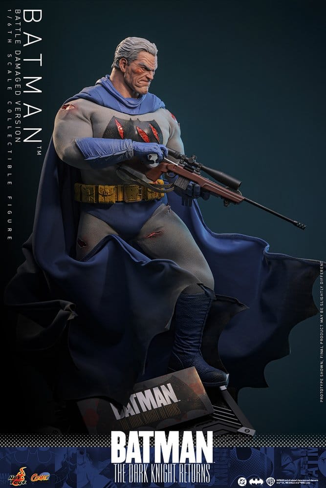 Batman: The Dark Knight Returns Comic Masterpiece Action Figure 1/6 BATMAN (BATTLE DAMAGED VERSION) - 11