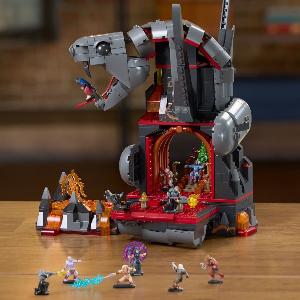 Masters of the Universe Mattel Brick Shop Construction Set Snake Mountain - 11