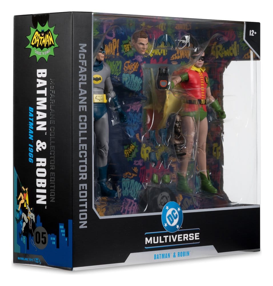 Batman Classic TV Series DC Multiverse McFarlane Collector Edition Action Figure 2-PACK BATMAN AND ROBIN - 11