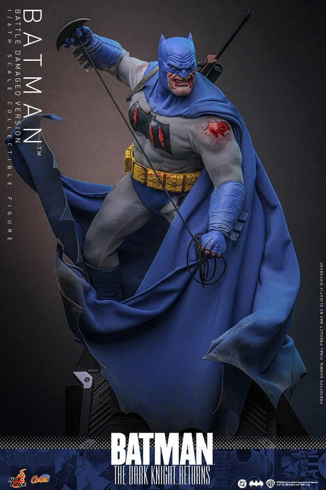 Batman: The Dark Knight Returns Comic Masterpiece Action Figure 1/6 BATMAN (BATTLE DAMAGED VERSION) - 12