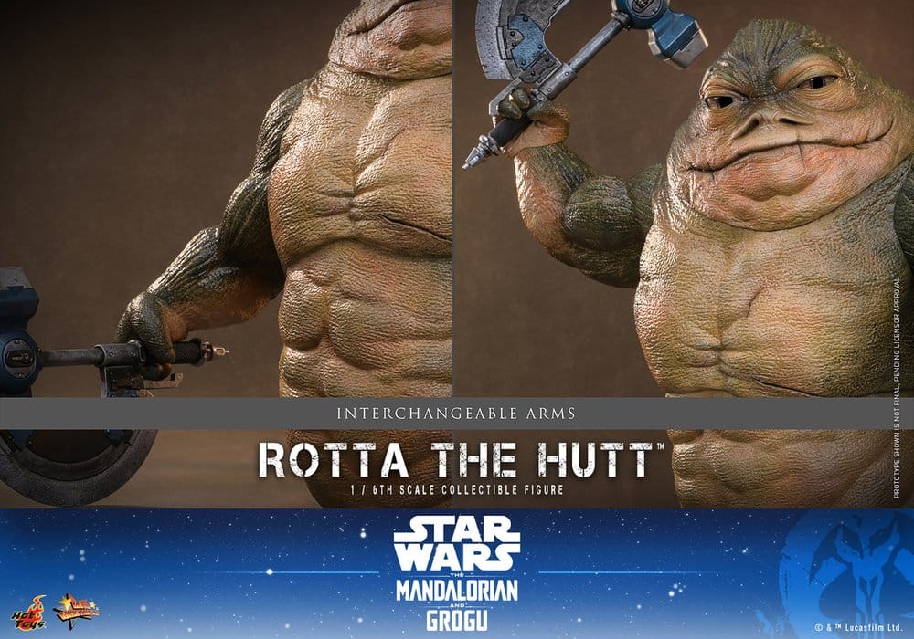 Star Wars Movie Masterpiece Action Figure 1/6 ROTTA THE HUTT - 12