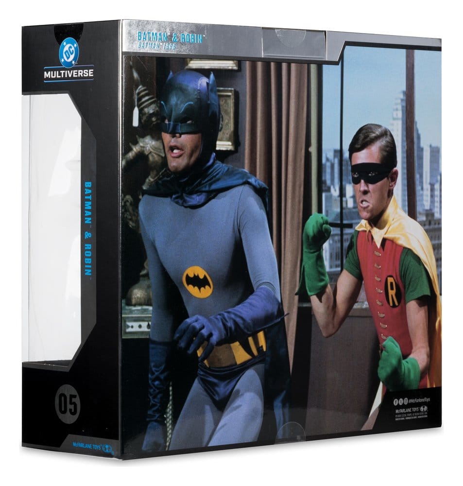 Batman Classic TV Series DC Multiverse McFarlane Collector Edition Action Figure 2-PACK BATMAN AND ROBIN - 12