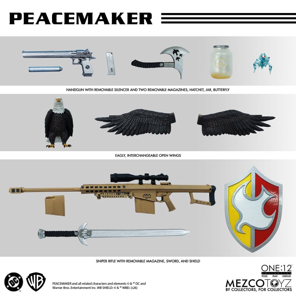 DC Comics One:12 Collective Action Figure 1/12 PEACEMAKER - 12