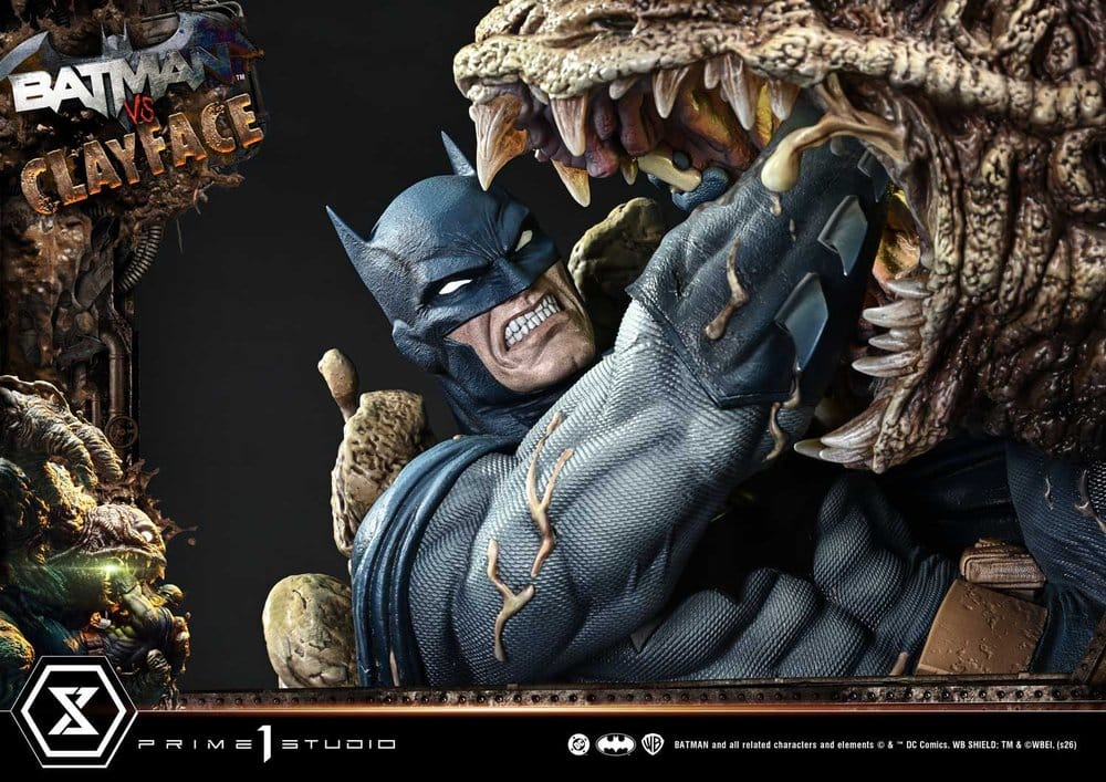 DC Comics Ultimate Premium Masterline Series Statue 1/4 BATMAN VS CLAYFACE - 12