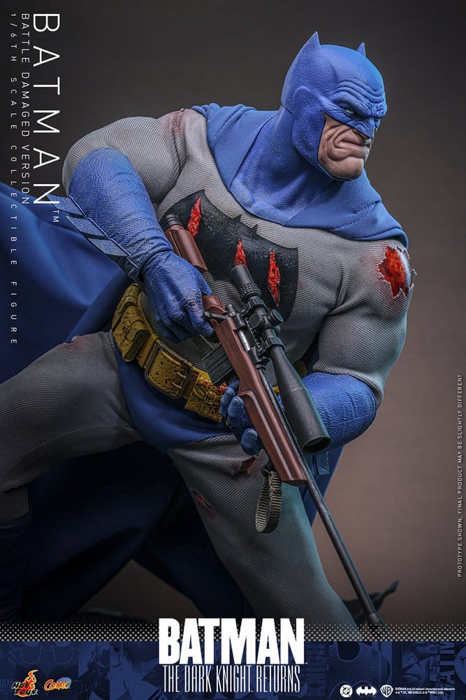 Batman: The Dark Knight Returns Comic Masterpiece Action Figure 1/6 BATMAN (BATTLE DAMAGED VERSION) - 13