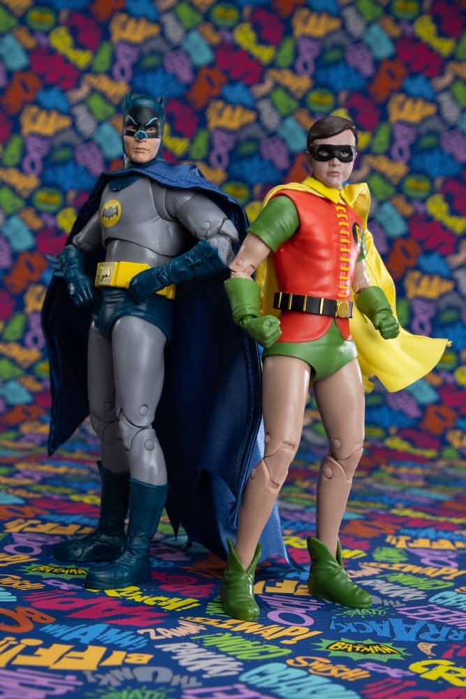 Batman Classic TV Series DC Multiverse McFarlane Collector Edition Action Figure 2-PACK BATMAN AND ROBIN - 13