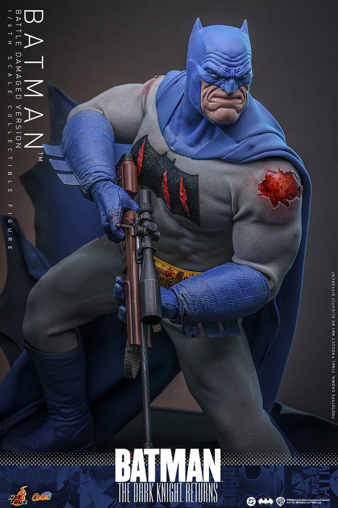 Batman: The Dark Knight Returns Comic Masterpiece Action Figure 1/6 BATMAN (BATTLE DAMAGED VERSION) - 14