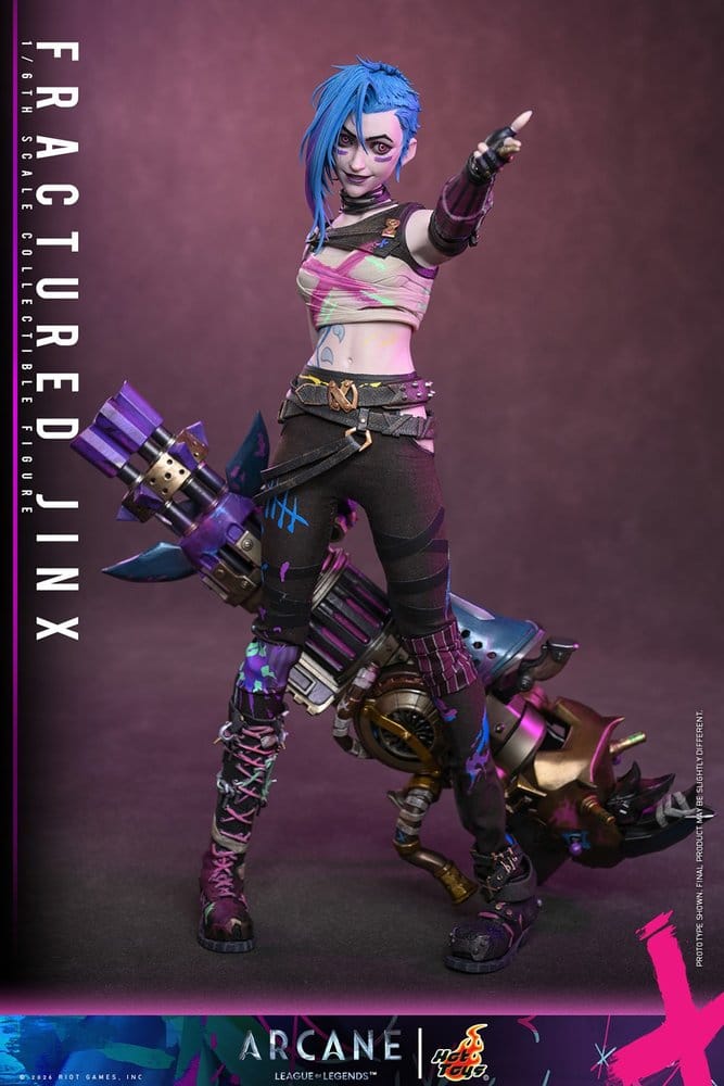 Arcane Action Figure 1/6 FRACTURED JINX - 15