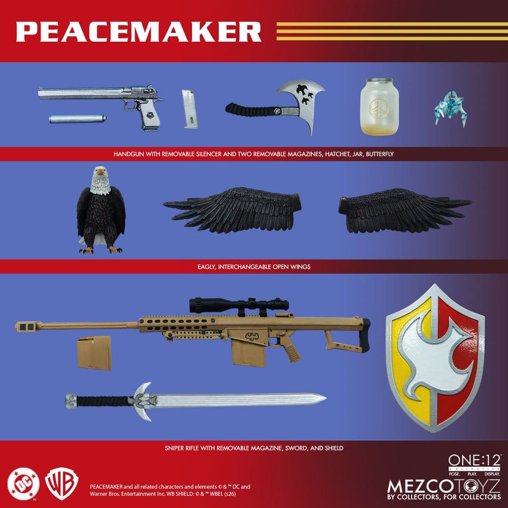 DC Comics One:12 Collective Action Figure 1/12 PEACEMAKER - 15