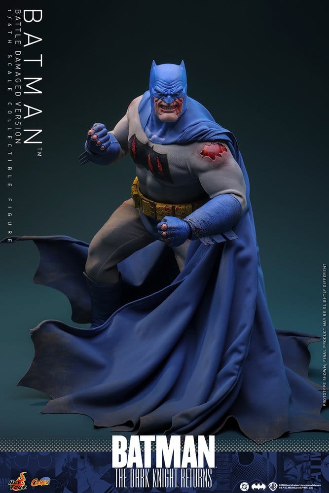 Batman: The Dark Knight Returns Comic Masterpiece Action Figure 1/6 BATMAN (BATTLE DAMAGED VERSION) - 16