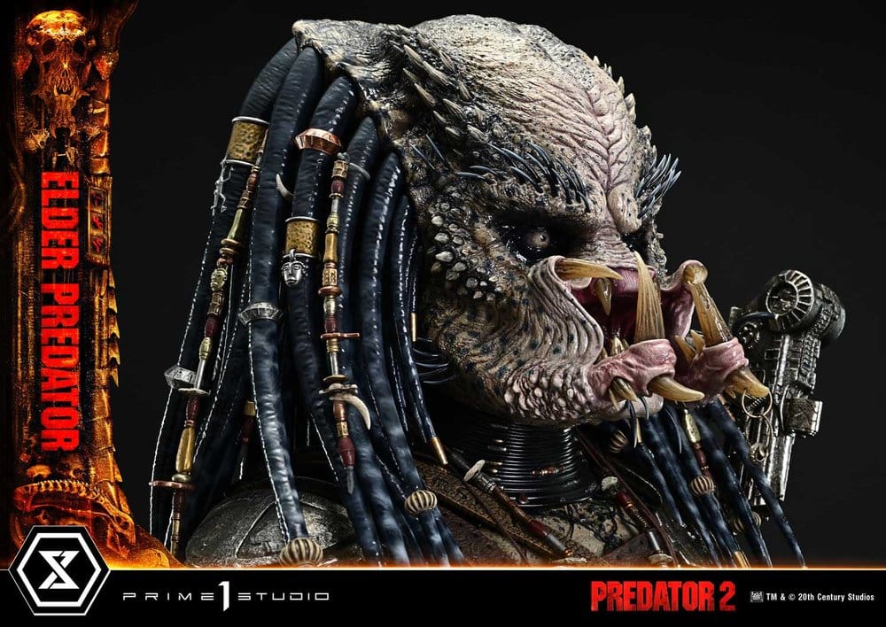 Predator 2 (Film) Museum Masterline Statue 1/3 ELDER PREDATOR - 17