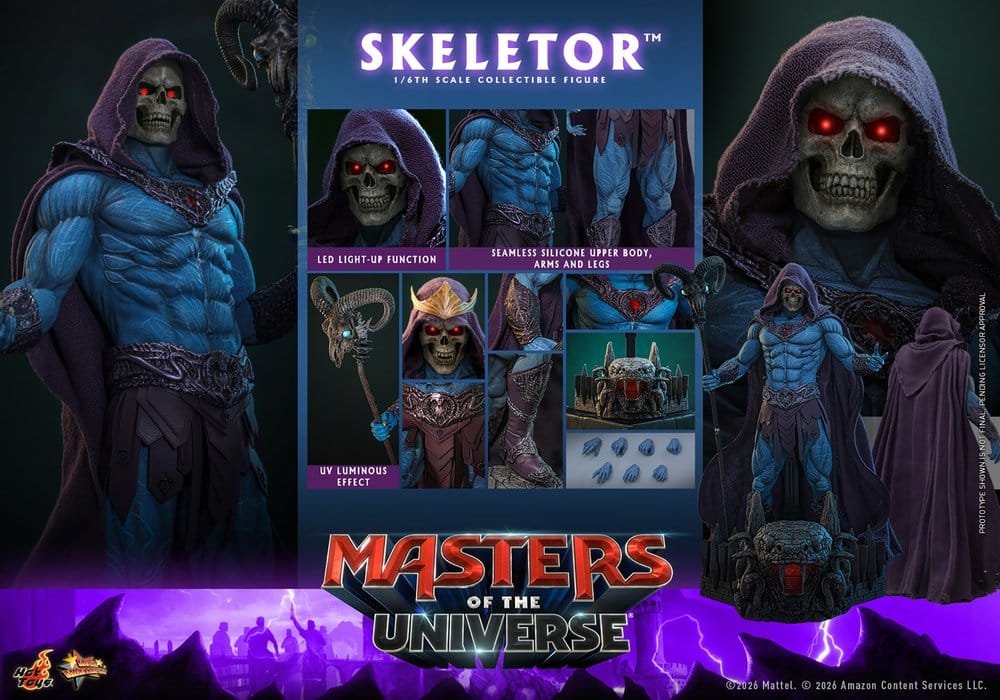 Masters of the Universe Movie Masterpiece Action Figure 1/6 SKELETOR - 18