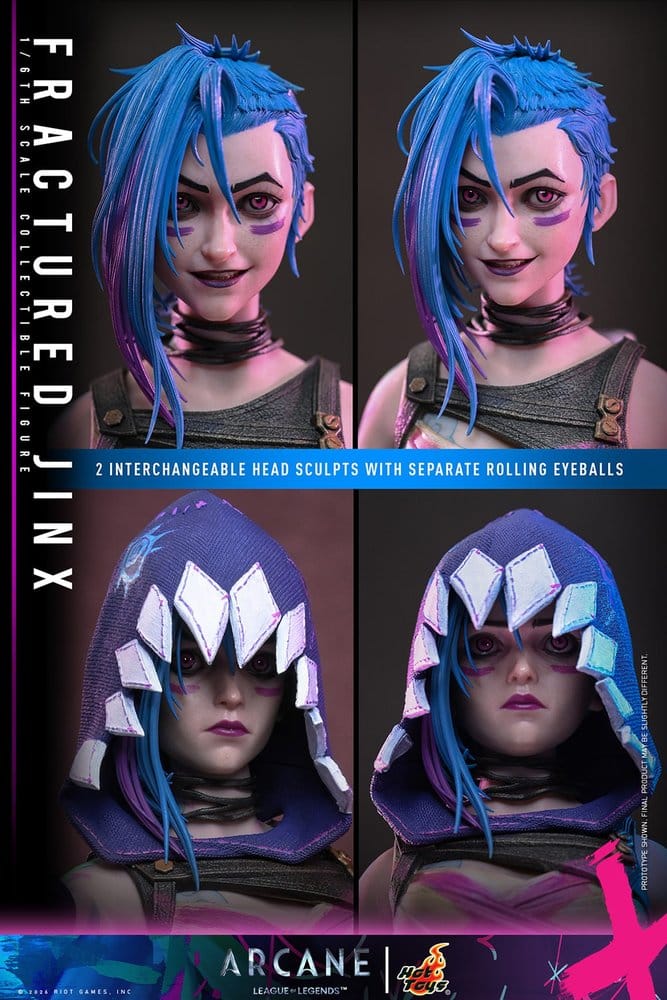 Arcane Action Figure 1/6 FRACTURED JINX - 18