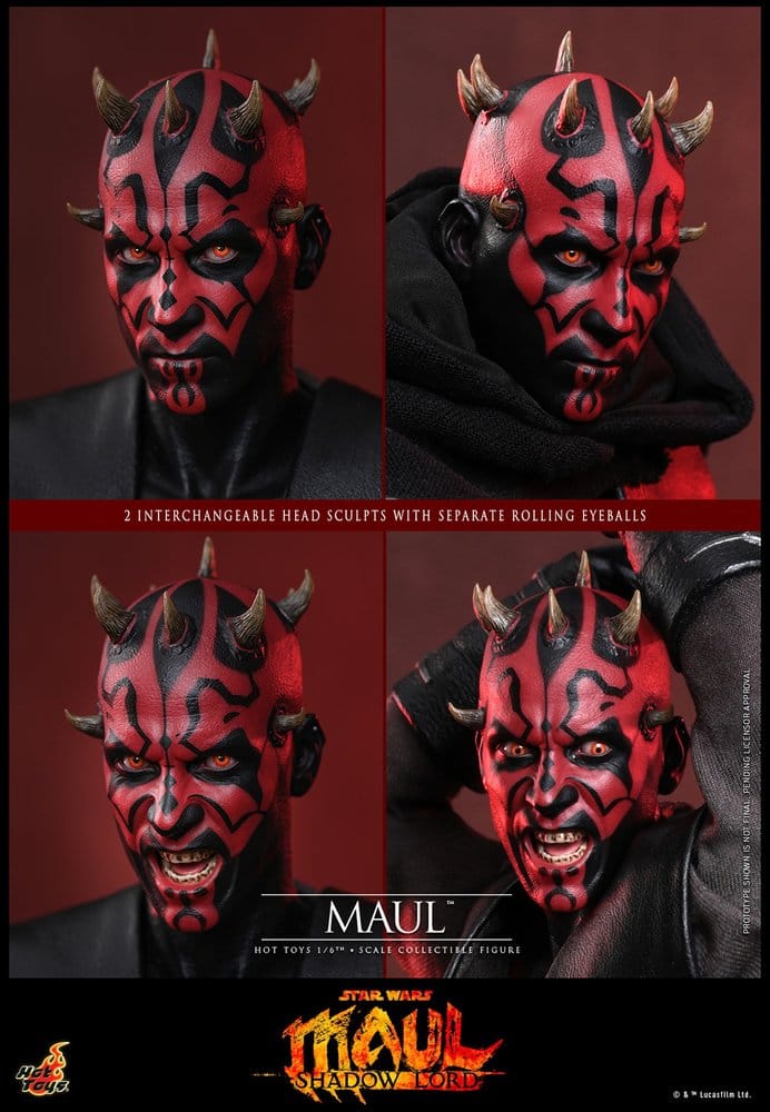 Star Wars: Maul - Shadow Lord Television Masterpiece Action Figure 1/6 MAUL - 19