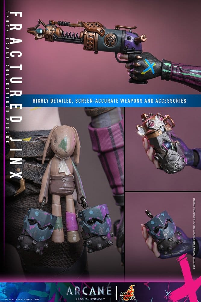 Arcane Action Figure 1/6 FRACTURED JINX - 20