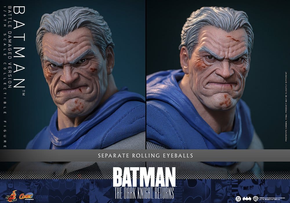 Batman: The Dark Knight Returns Comic Masterpiece Action Figure 1/6 BATMAN (BATTLE DAMAGED VERSION) - 21
