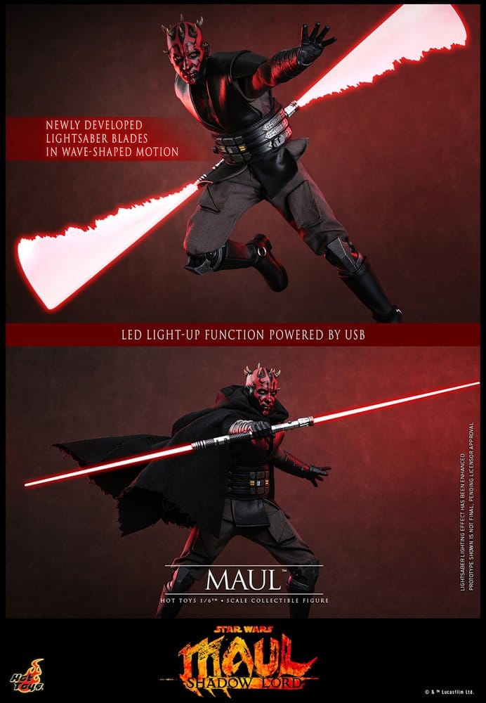 Star Wars: Maul - Shadow Lord Television Masterpiece Action Figure 1/6 MAUL - 21