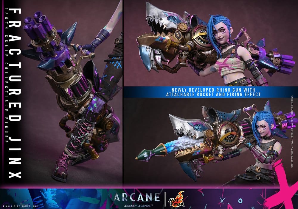 Arcane Action Figure 1/6 FRACTURED JINX - 21