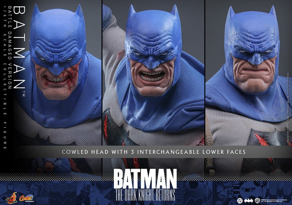 Batman: The Dark Knight Returns Comic Masterpiece Action Figure 1/6 BATMAN (BATTLE DAMAGED VERSION) - 22