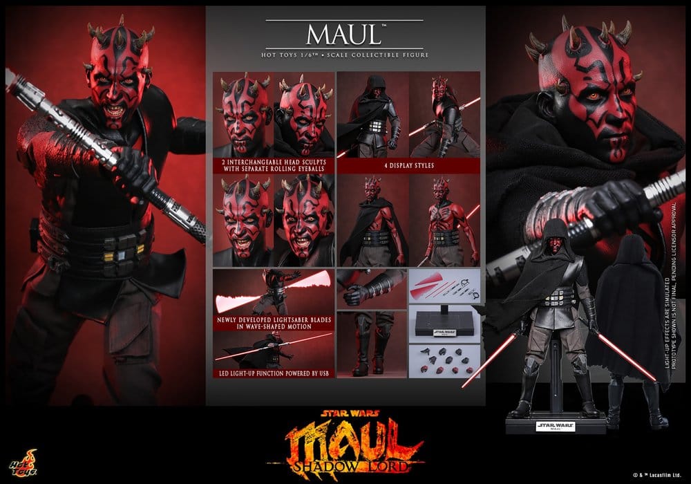 Star Wars: Maul - Shadow Lord Television Masterpiece Action Figure 1/6 MAUL - 22