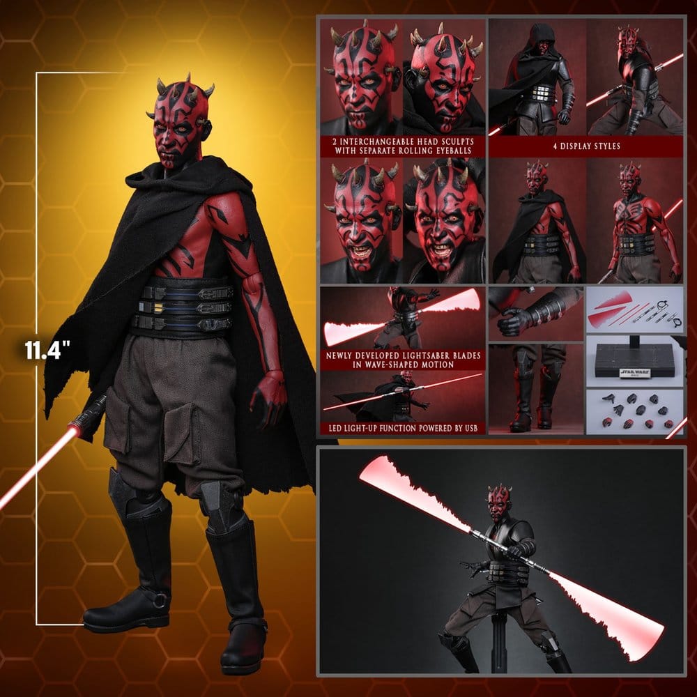 Star Wars: Maul - Shadow Lord Television Masterpiece Action Figure 1/6 MAUL - 23