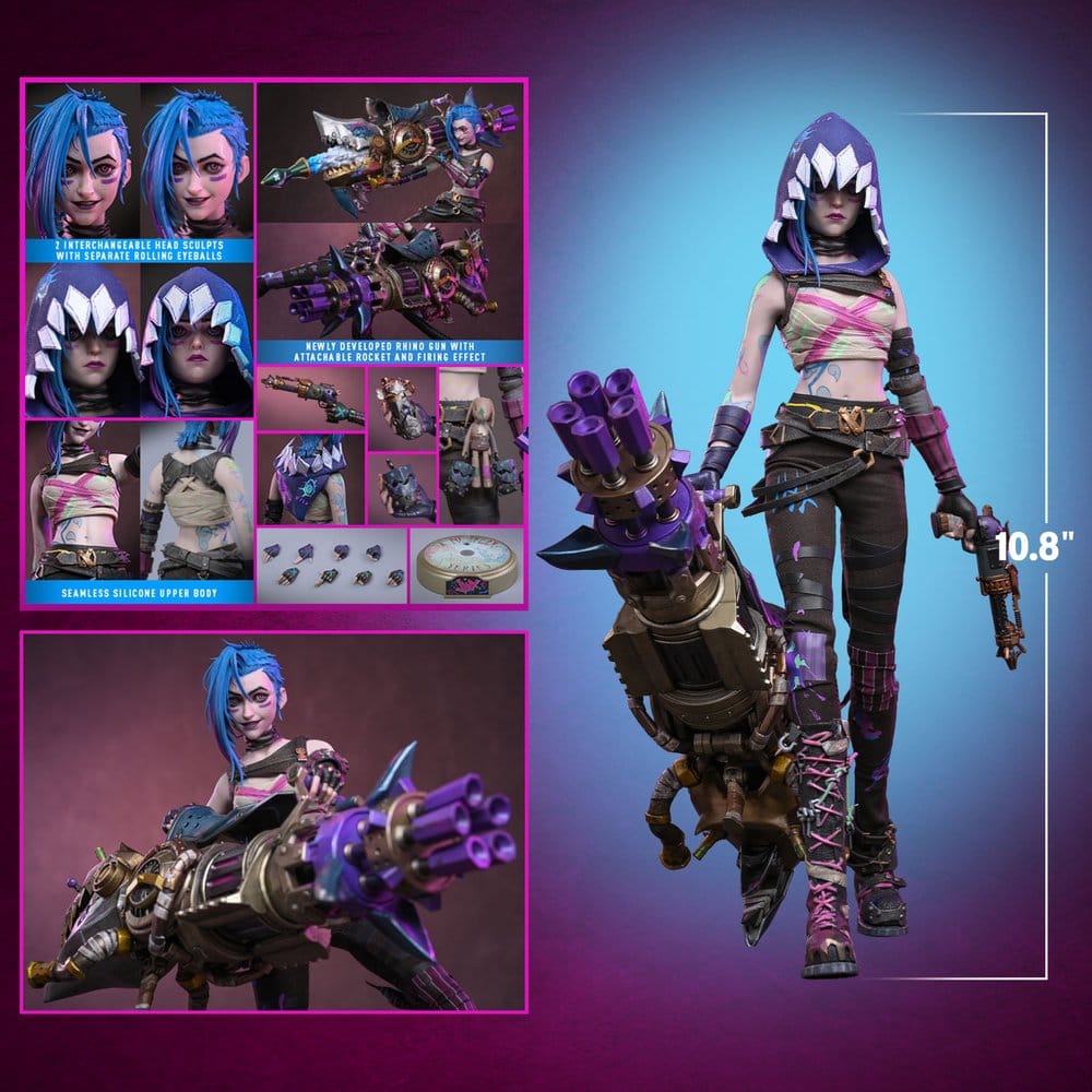 Arcane Action Figure 1/6 FRACTURED JINX - 23