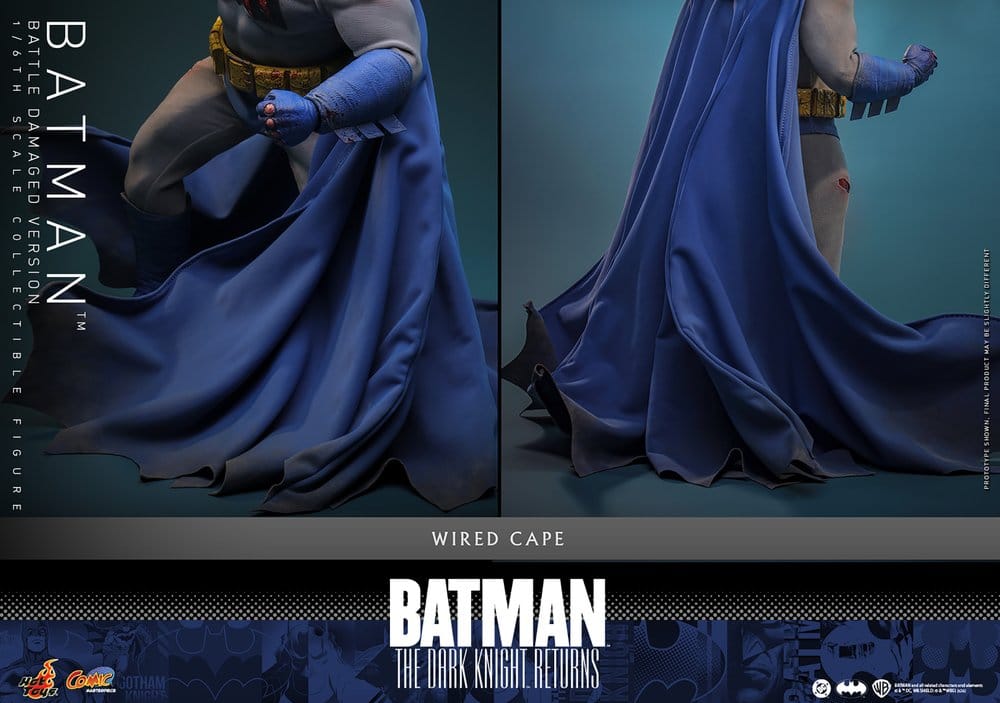 Batman: The Dark Knight Returns Comic Masterpiece Action Figure 1/6 BATMAN (BATTLE DAMAGED VERSION) - 24