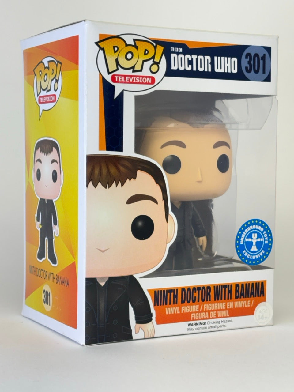 Doctor Who POP! NINTH DOCTOR With Banana #301 Exclusive