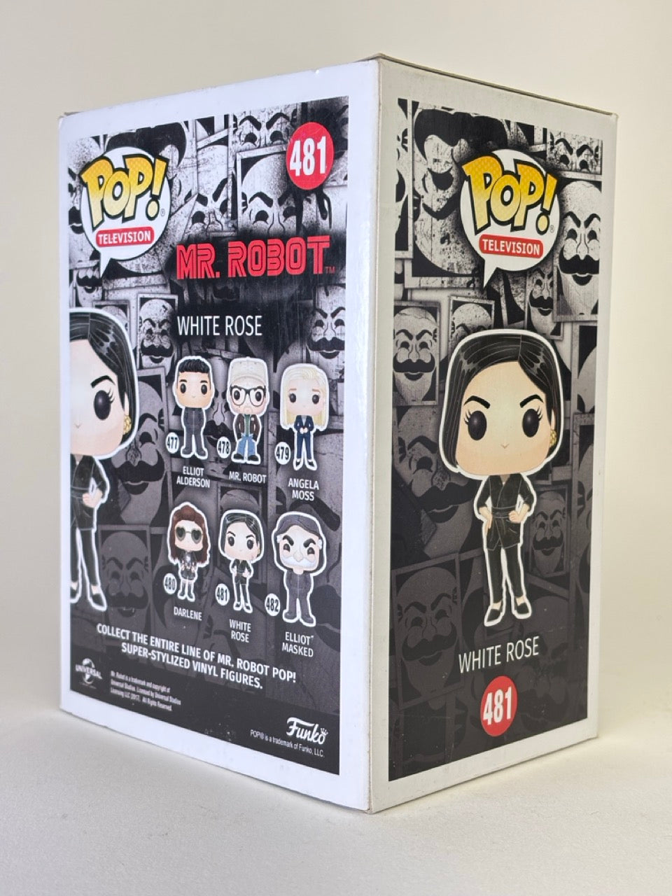 Mr Robot POP! WHITE ROSE #481