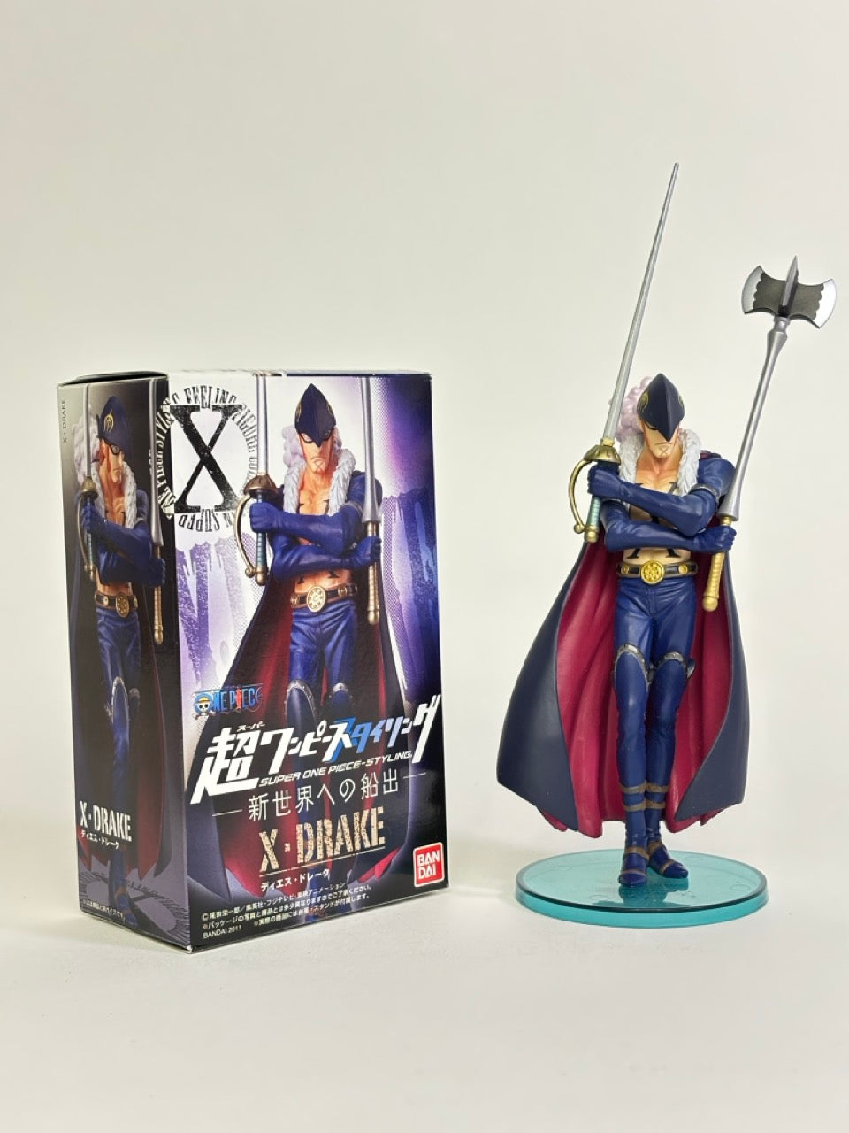 One Piece SUPER STYLING Figure LUFFY X-DRAKE NAMI BONNEY