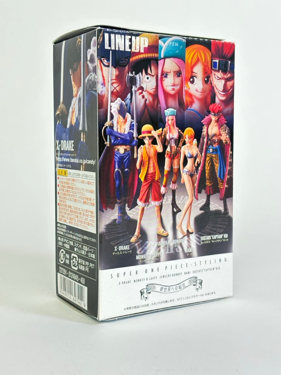 One Piece SUPER STYLING Figure LUFFY X-DRAKE NAMI BONNEY